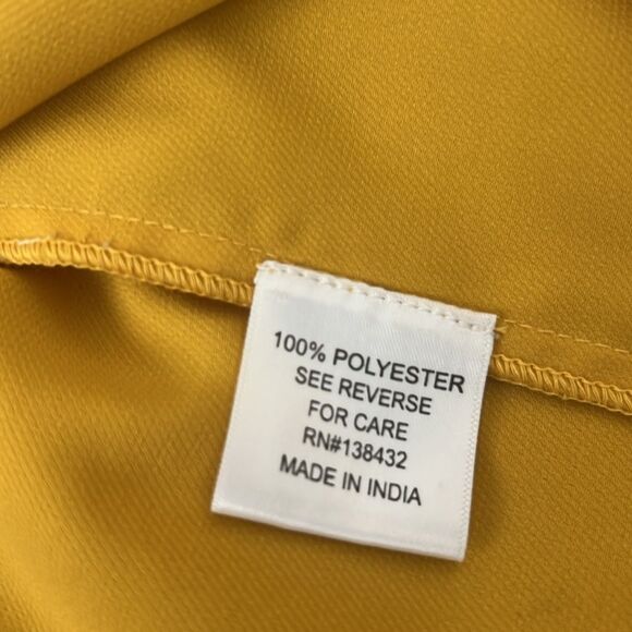 ModCloth Mustard Midi Sundress, Romantic CottageCore Button front Lace - Small - Picture 11 of 13